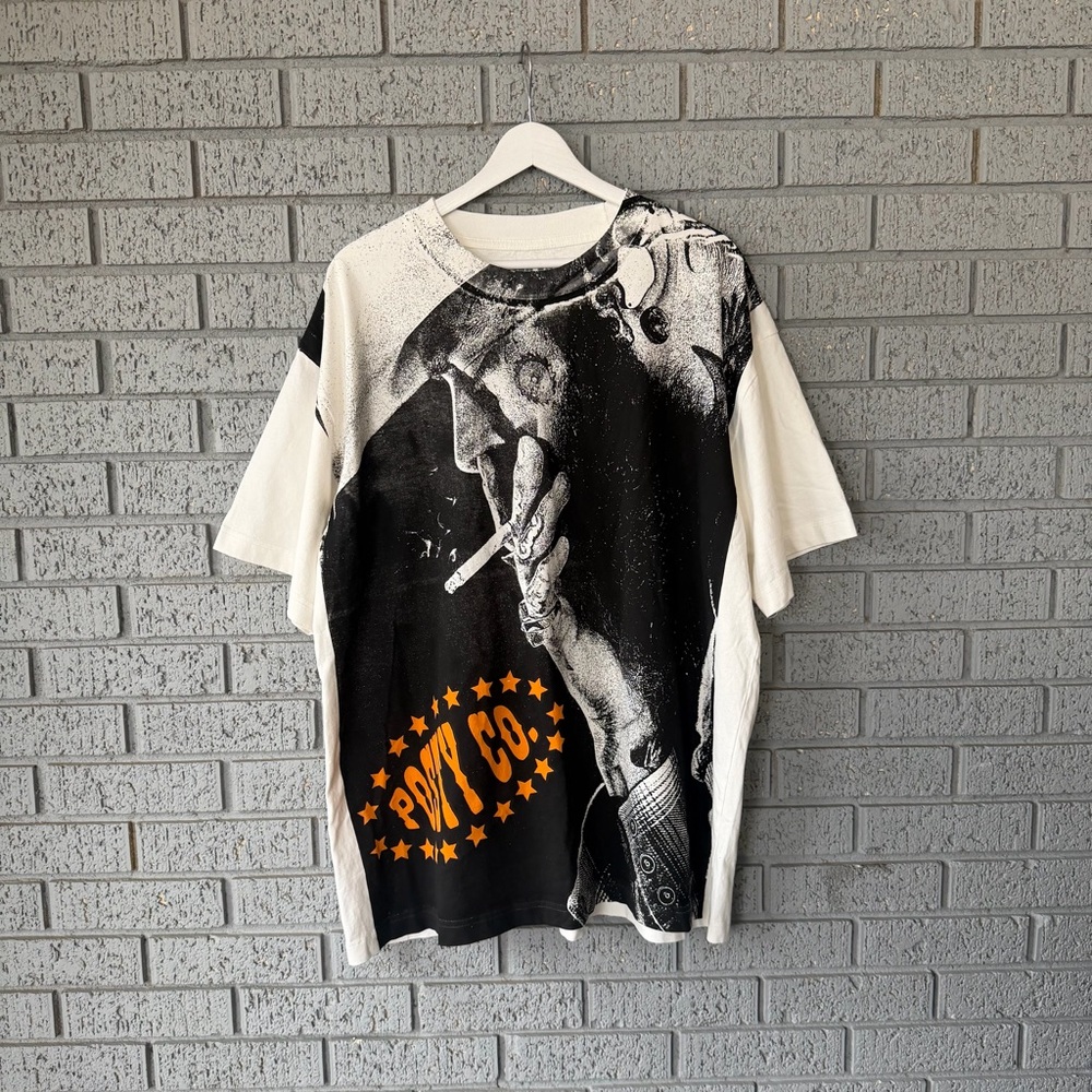 Post Malone 2025 Concert Merch Big Stadium Tour All Over Print T-Shirt Size XL